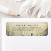 ウッドラ素朴ンド海軍差出人住所ラベル ラベル (インサイチュ)