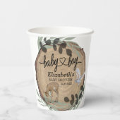 ウッドラ素朴ンド紙カップ 紙コップ (裏面)