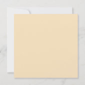 ウッドラ素朴ンド結婚テーマ 招待状 (裏面)