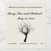 ウッドラ素朴ンド ワインラベル (シングルラベル)