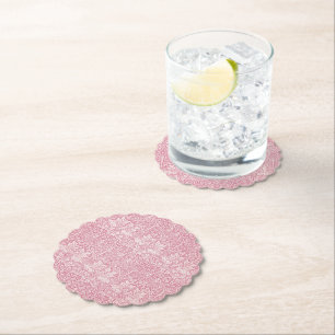 ウッドラ葉ンドラビットウィリアムモリスパターン ペーパーコースター