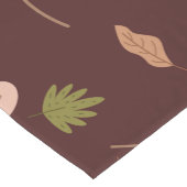 ウッドラ離れンドテーマニュートラルダーク ショートテーブルランナー (コーナー)