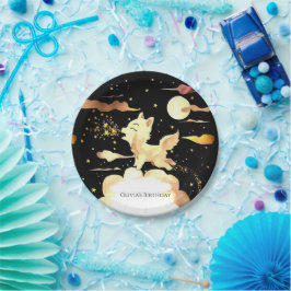 ウッドラ魅力的ンドウルフ誕生日 ペーパープレート