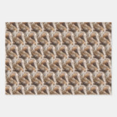 ウッドラ魅力的ンドリス ラッピングペーパーシート (正面2)