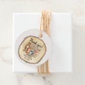 ウッドリ素朴ンド動物の男女兼用赤ちゃん フェイバータグ (インサイチュ)