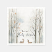 ウッドリ素朴ンバシャワー スタンダードカクテルナプキン (正面)