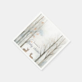 ウッドリ素朴ンバシャワー スタンダードカクテルナプキン (角)