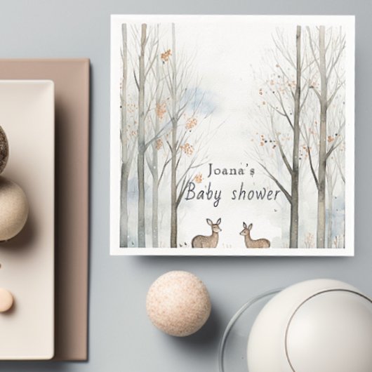 ウッドリ素朴ンバシャワー スタンダードカクテルナプキン