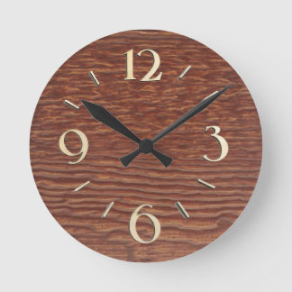ウッドルックウォールクロック ラウンド壁時計