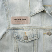 ウッドルック動揺して文字テンプレート 名札 (インサイチュ)