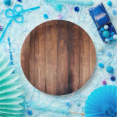 ウッドルック紙プレート ペーパープレート (パーティー)