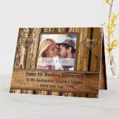 ウッドルック5周年記念カード夫、BIG カード (黄色い花)