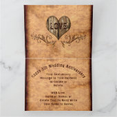 ウッドルック5周年記念カード夫、BIG カード (内部)