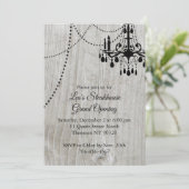 ウッドレストラングランドオープンウィズシャンデリア 招待状 (スタンド正面)