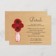 ウッドレッド素朴フローラメイスンジャー結婚ズ詳細