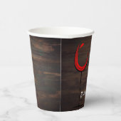 ウッドレッド素朴ワイン60thバースデーパーティー 紙コップ (右)