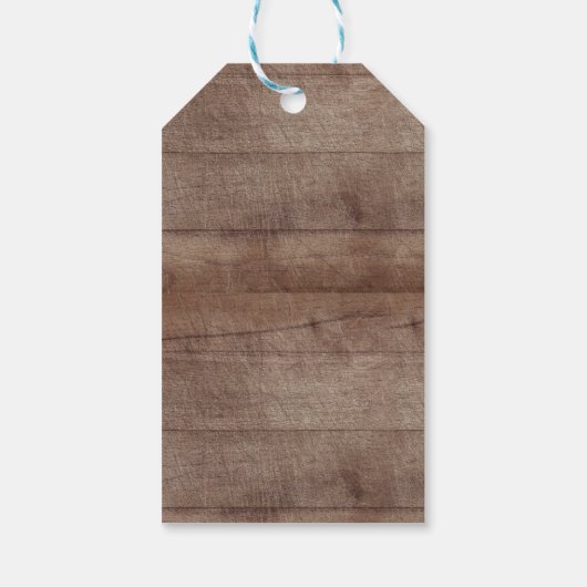 ウッドレース素朴ファーストコミュニオンギフトラベル ギフトタグ (裏面)