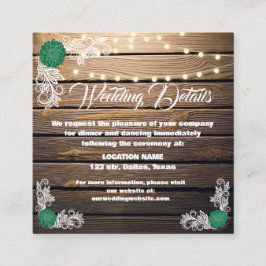 ウッドレ素朴ースのエンクロージャカード エンクロージャーカード