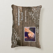 ウッドレ素朴ース初の聖体拝領写真 アクセントクッション (裏面(縦))