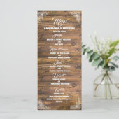 ウッドレ素朴ース結婚のメニュー (スタンド正面)