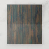 ウッドレ素朴ース結婚ライトのテーブル番号名 プレイスカード (内部開封)