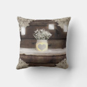 ウッドレ素朴ース&メイスンジャースバーンエレガントカスタム クッション (裏面)