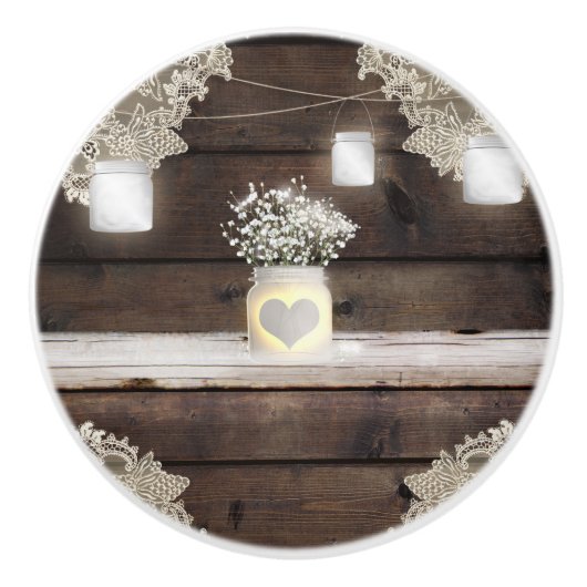 ウッドレ素朴ース&メイスンジャースバーンエレガントカスタム セラミックノブ (正面)