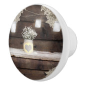 ウッドレ素朴ース&メイスンジャースバーンエレガントカスタム セラミックノブ (右)