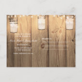 ウッドレ素朴ース&ライトメイソンの瓶は日付を除く 案内ポストカード (裏面)