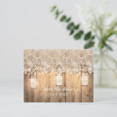 ウッドレ素朴ース&ライトメイソンの瓶は日付を除く 案内ポストカード (スタンド正面)