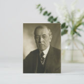 ウッドロウウィルソン大統領ポートレート1919 ポストカード (スタンド正面)