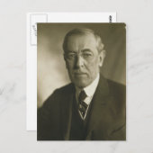 ウッドロウウィルソン大統領ポートレート1919 ポストカード (正面/裏面)