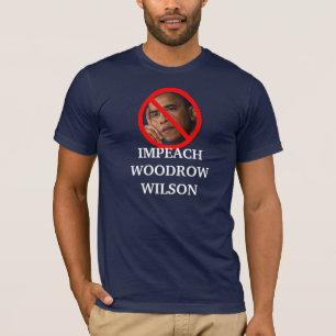 ウッドロウ・ウィルソンオバマを弾劾して下さい Tシャツ