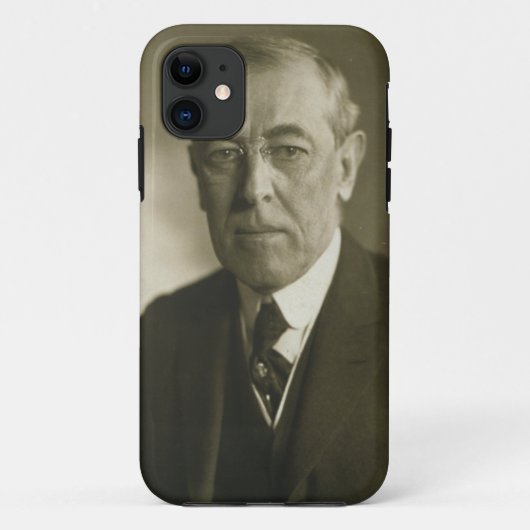 ウッドロウ・ウィルソン大統領のポートレート1919年 Case-Mate iPhoneケース (裏面)