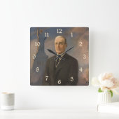 ウッドロウ・ウィルソン大統領閣下 スクエア壁時計 (ホーム)