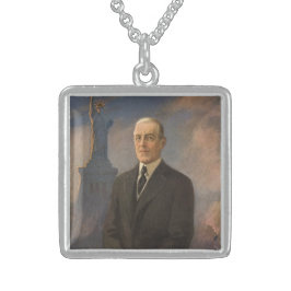 ウッドロウ・ウィルソン大統領閣下 スターリングシルバーネックレス