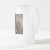 ウッドロウ・ウィルソン大統領閣下 フロストグラスビールジョッキ (正面右)