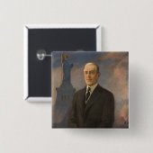 ウッドロウ・ウィルソン大統領閣下 缶バッジ (正面&裏面)