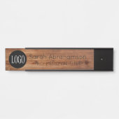 ウッドロエレガント素朴ゴOfficeドアシンボルや象徴 サインプレート (正面)