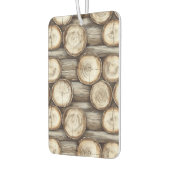 ウッドログキャビンクリスマス カーエアーフレッシュナー (左)