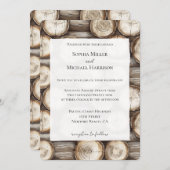 ウッドログキャビン結婚ズ 招待状 (正面/裏面)