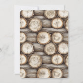 ウッドログキャビン結婚ズ 招待状 (裏面)