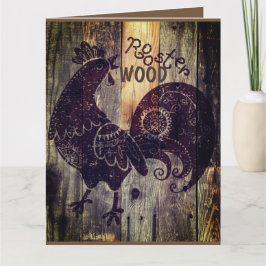 ウッドロースター誕生日 カード