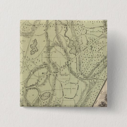 ウッドローン墓地 缶バッジ (正面)