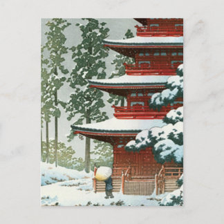 ウッドロ日本のック ポストカード