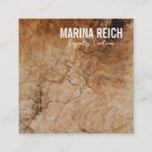 ウッドワーカモダンースタイリッシュズの名刺 スクエア名刺 (正面)