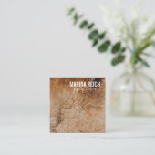 ウッドワーカモダンースタイリッシュズの名刺 スクエア名刺 (スタンド正面)