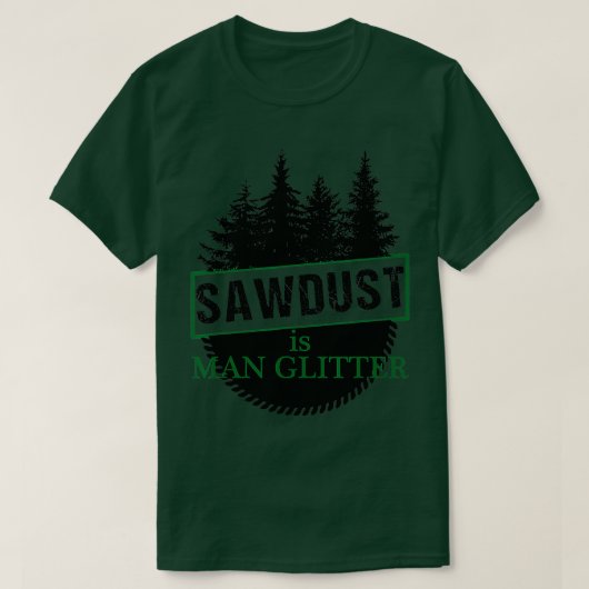 ウッドワーカーソーダストイズマングリッター Tシャツ (デザイン正面)