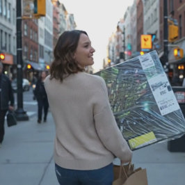 ウッドワード通り デトロイト キャンバスプリント