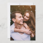 ウッドワ素朴ルドフラワーズフローラ結婚写真 セーブザデート (裏面)